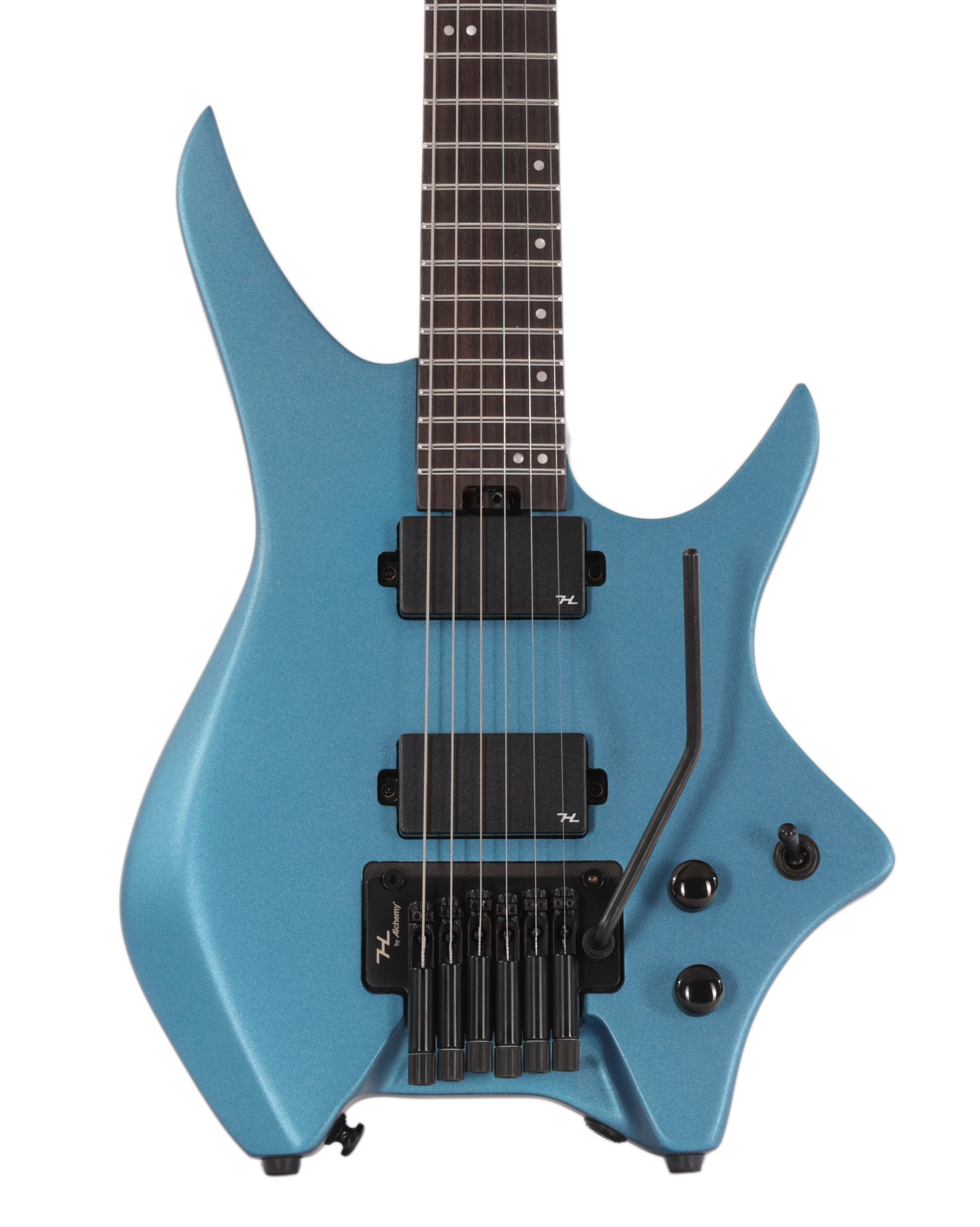 HILS NEXT HN5 Headless Electric Guitar in Satin Metallic Electric Blue